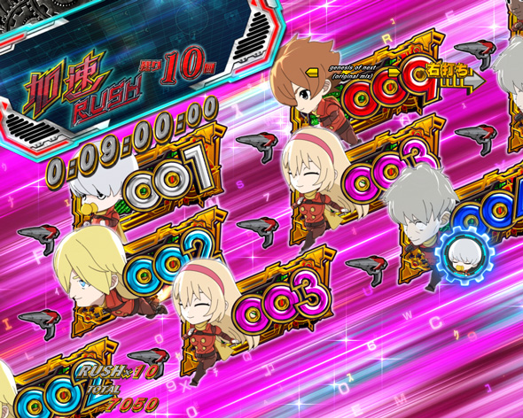 CYBORG 009 RULE OF SACRIFICE VS SCARL BODY EDITION 199 加速RUSH中の演出 モード概要