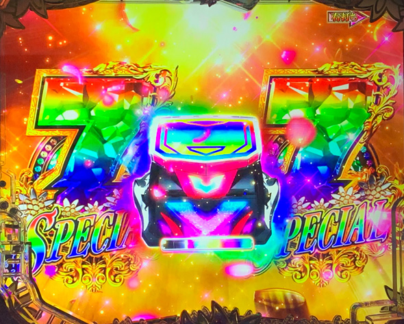 P愛の不時着 愛の降臨RUSH中の演出 予告演出