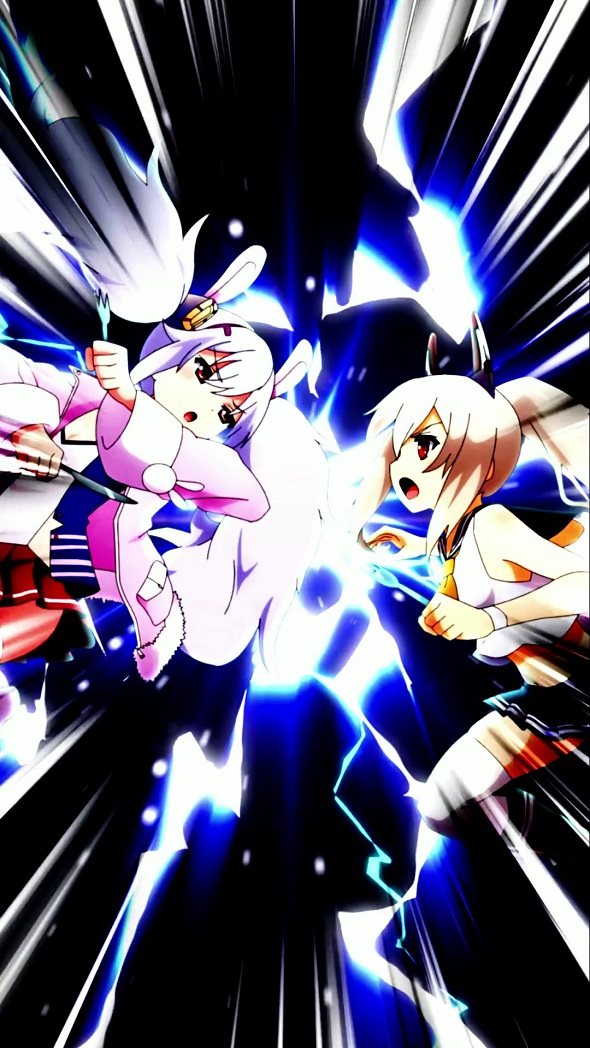 eアズールレーン2 THE ANIMATION 超次元 大当り中の演出 通常時の大当り演出