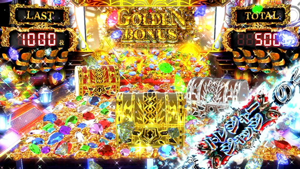 スマスロ ビッグドリーム THE GOLDEN PUSHER かんたん初打講座 GOLDEN BONUS(AT)について