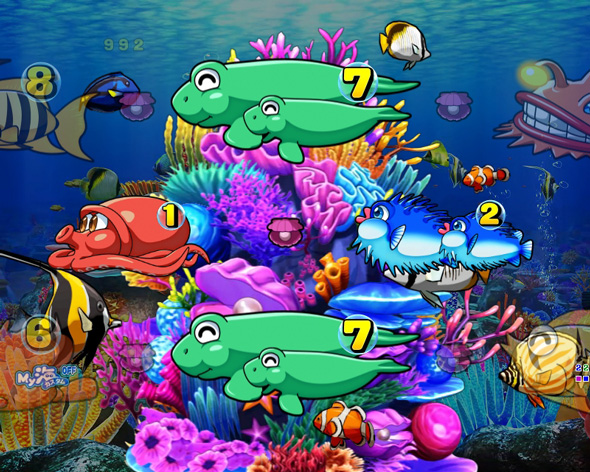 e大海物語5スペシャル モード共通の演出 リーチ演出