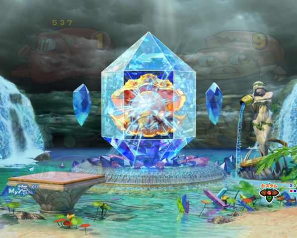 P大海物語5スペシャル クリスタルモード中の演出 予告演出