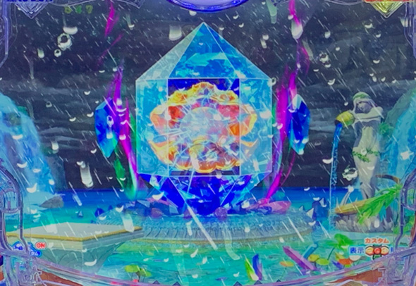 e大海物語5スペシャル クリスタルモード中の演出 予告演出