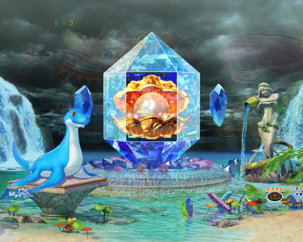 e大海物語5スペシャル クリスタルモード中の演出 予告演出