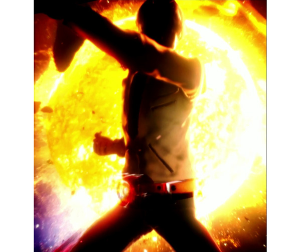 e 仮面ライダーBLACK 予告演出 リーチ後予告