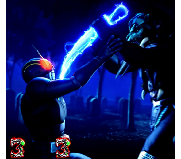 e 仮面ライダーBLACK リーチ演出 大怪人SPSPリーチ