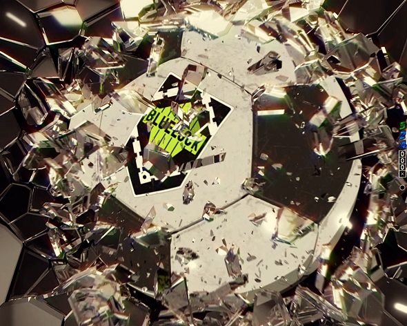 eフィーバーブルーロック 予告演出 リーチ前予告