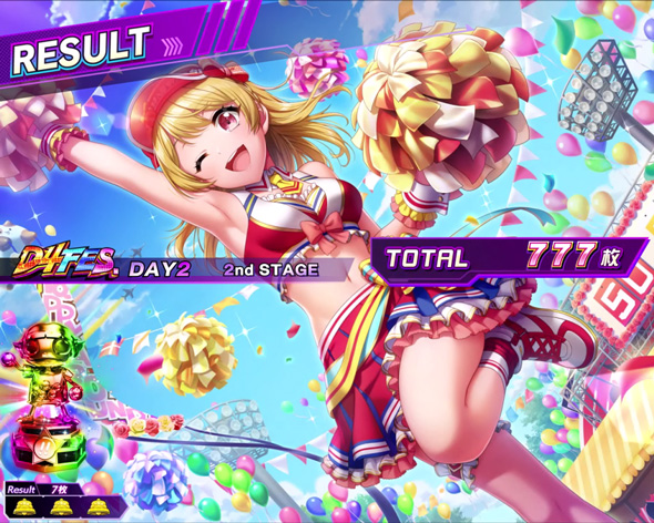 L D4DJ Pachi-Slot Mix 演出 玉ちゃんトロフィーについて