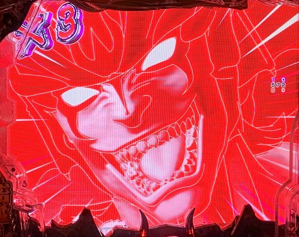 デカスタPデビルマン THE FINAL 179ver. 予告演出 リーチ前予告