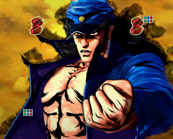 eぱちんこ押忍！番長 漢の頂 リーチ演出 轟SP