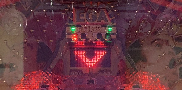 遊moreLT PエガブレイブVVV 大当り中の演出 V GETチャンス中の大当り演出
