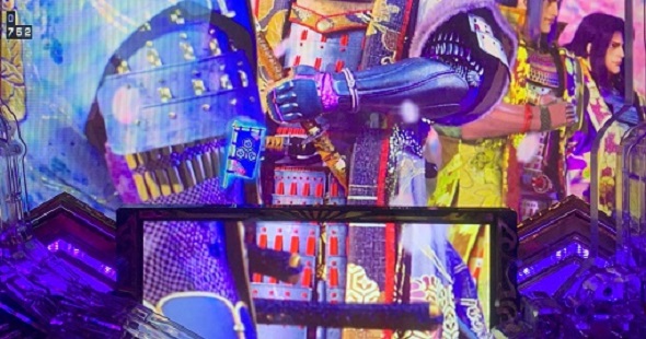 P義風堂々!!~兼続と慶次~3 199ver. 予告演出 先読み予告