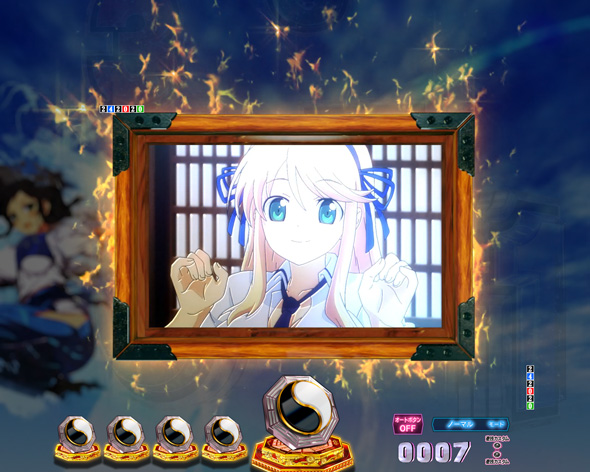 e閃乱カグラ 予告演出 リーチ前予告