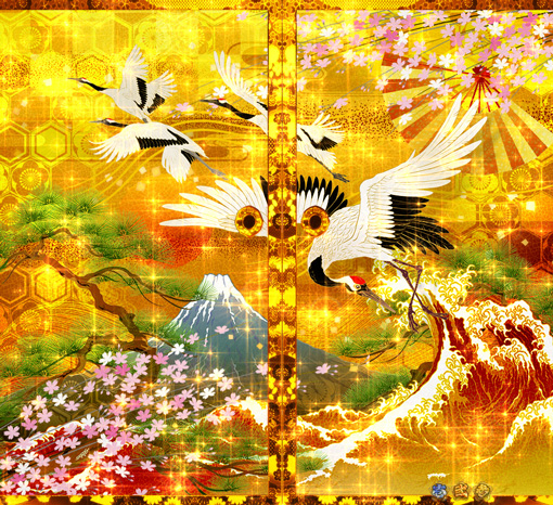 PA花の慶次～裂99ver. 予告演出 リーチ後予告