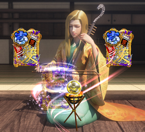 PA花の慶次～裂99ver. リーチ演出 胡弓リーチ