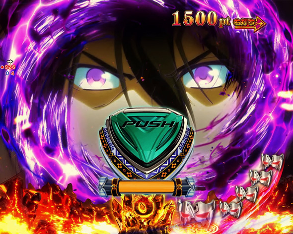 eフィーバーうたわれるもの 仮面RUSH中の演出 予告演出