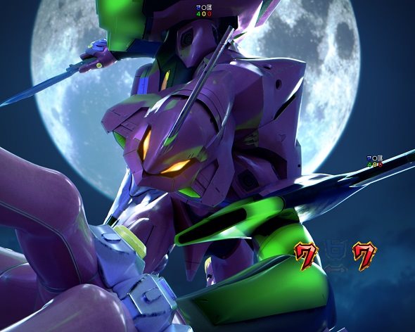 e 新世紀エヴァンゲリオン ～はじまりの記憶～ リーチ演出(ノーマルモード) エヴァ系CGリーチ