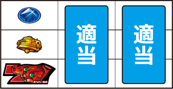 LBパチスロ ヱヴァンゲリヲン ～約束の扉～ 打ち方 通常時の打ち方(順押し/赤7狙い)