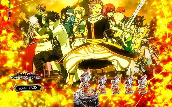 P FAIRY TAIL 89Ver. 七炎竜RUSH中の演出 モード概要