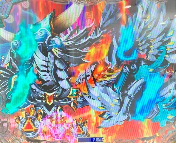 e牙狼12黄金騎士極限 予告演出 先読み予告