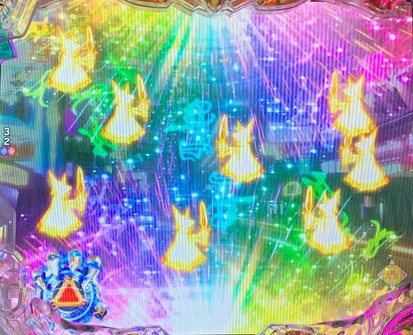 e牙狼12黄金騎士極限 予告演出 リーチ前予告