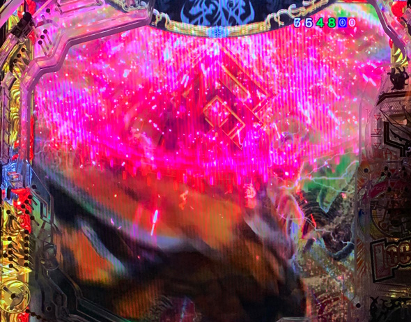 e牙狼神速神撃3000LT 予告演出 リーチ前予告