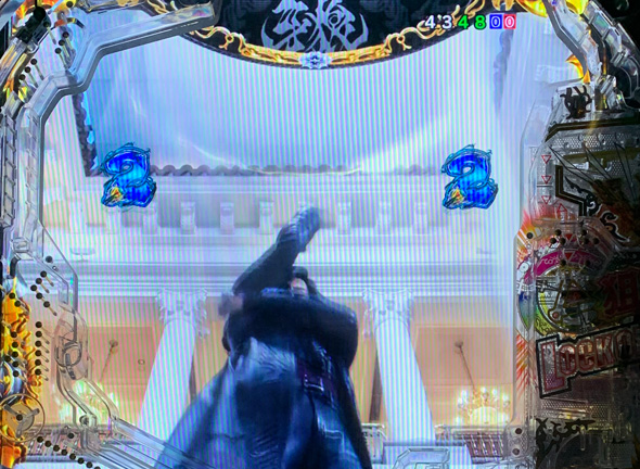 e牙狼神速神撃3000LT 予告演出 リーチ後予告