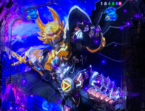 e牙狼神速神撃3000LT 予告演出 リーチ後予告