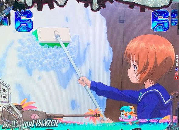 eガールズ＆パンツァー 最終章 リーチ演出 弱SPリーチ