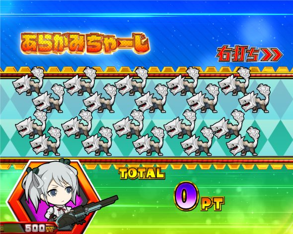 eゴッドイーター TRIPLE BURST 大当り中の演出 通常時の大当り演出