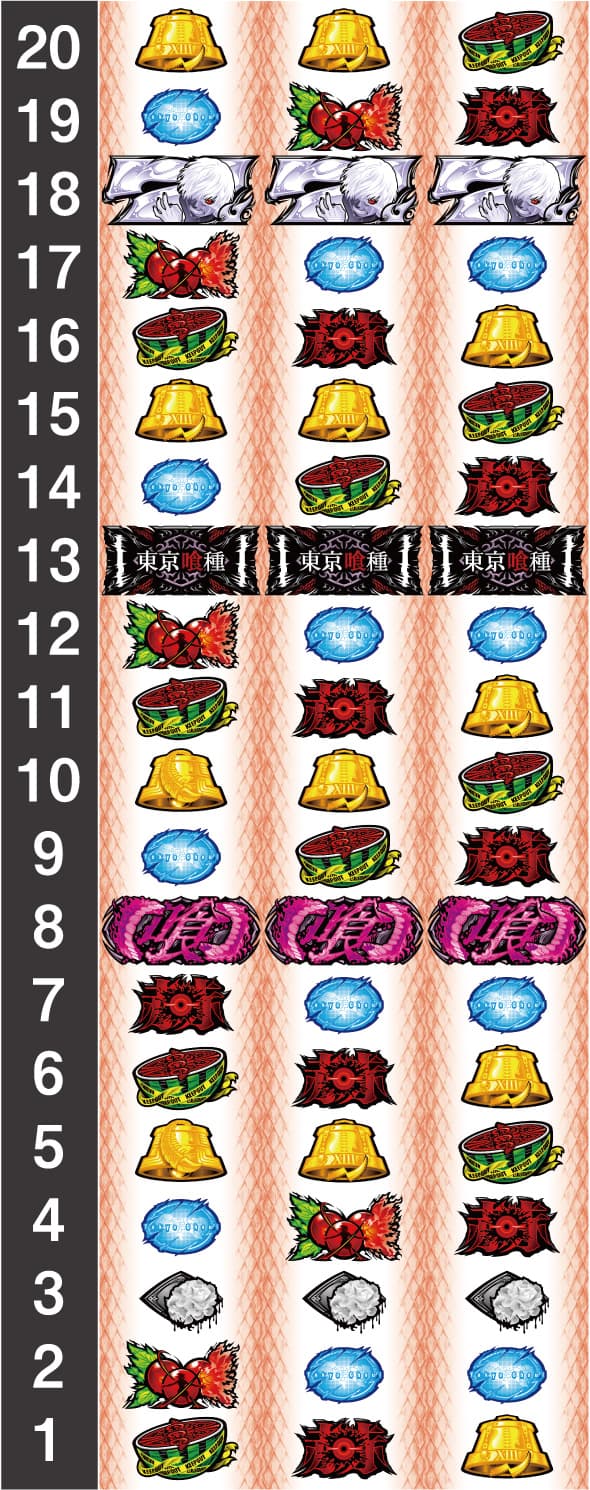 L東京喰種 リール配列