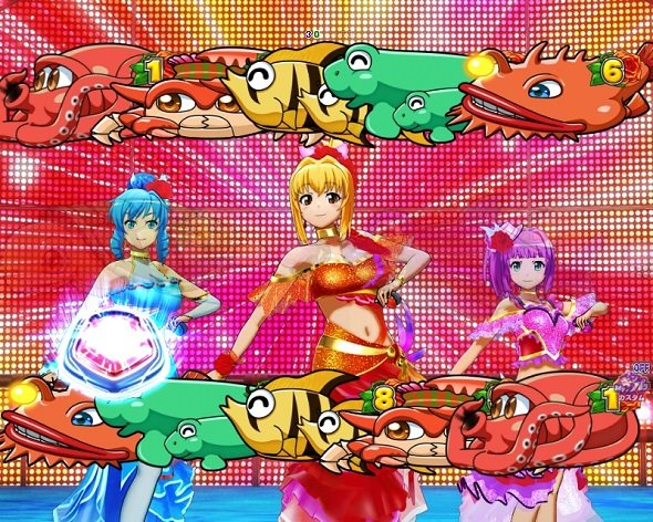 eまわるん超ワープ ギンギラパラダイス VIVA FESTA フラメンコモード中の演出 予告・リーチ演出