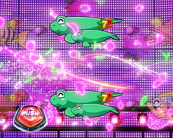 eまわるん超ワープ ギンギラパラダイス VIVA FESTA フラメンコモード中の演出 予告・リーチ演出