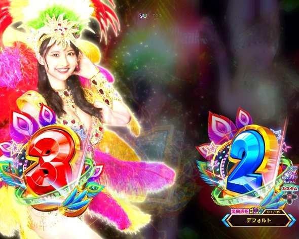 eまわるん超ワープ ギンギラパラダイス VIVA FESTA ミスマリンモード 予告・リーチ演出