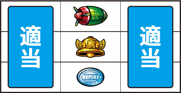 翔べ!ハーレムエース 打ち方 通常時の打ち方(中押し/ピンク7狙い)
