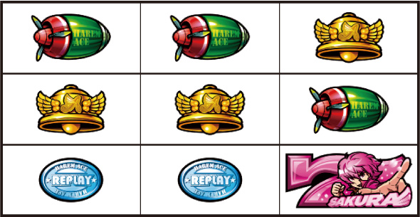 翔べ!ハーレムエース 打ち方 通常時の打ち方(順押し/サクラ図柄狙い)