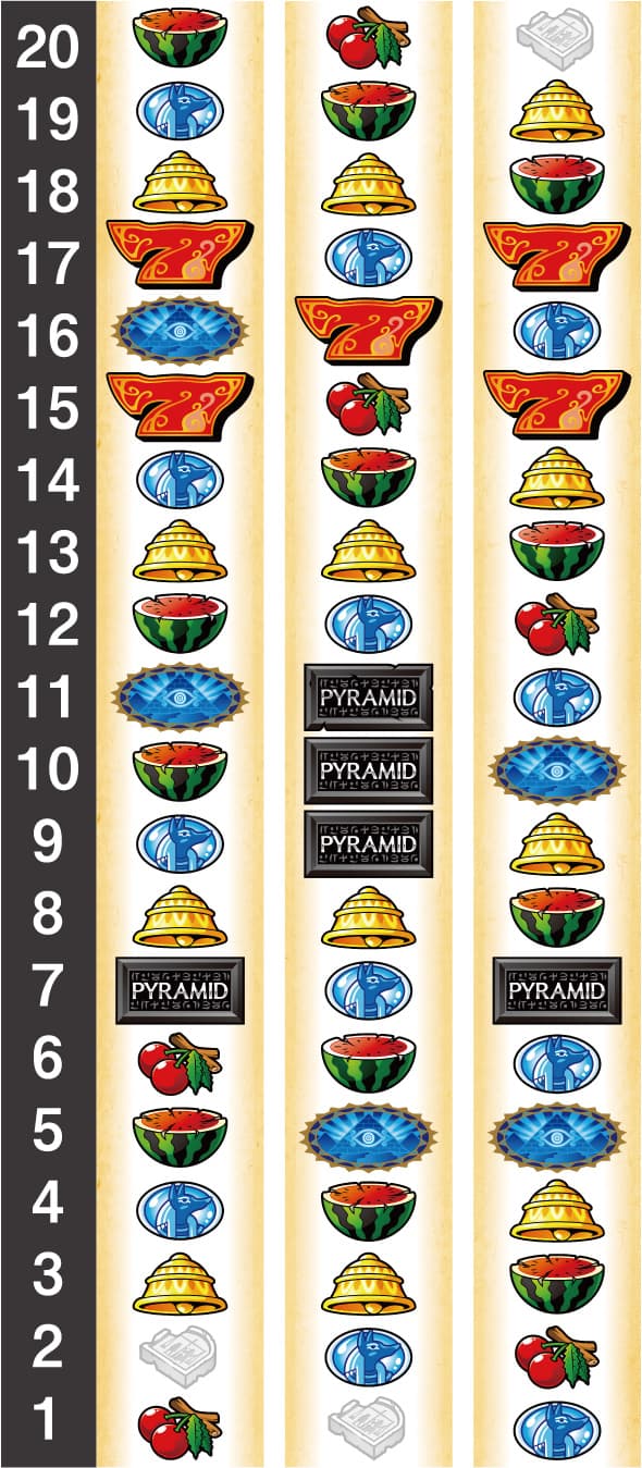 スマスロ 秘宝伝 リール配列