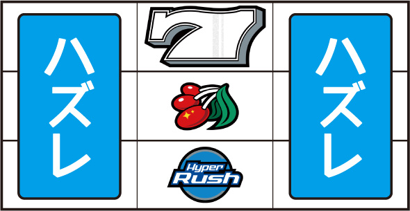 パチスロハイパーラッシュ 打ち方 通常時の打ち方(中押し)