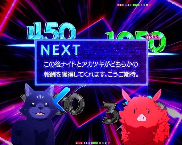 e異世界でチート能力を手にした俺は現実世界をも無双する ～レベルアップは人生を変えた～ 大当り中の演出 右打ち中の大当り演出