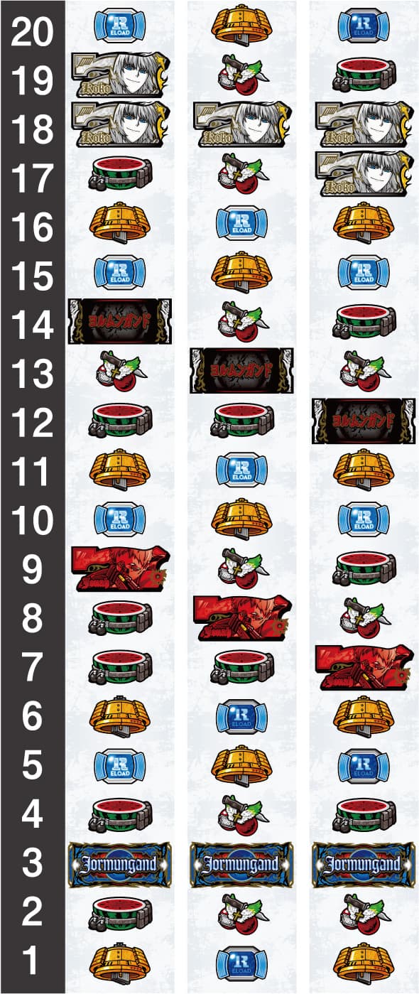 スマスロヨルムンガンド リール配列