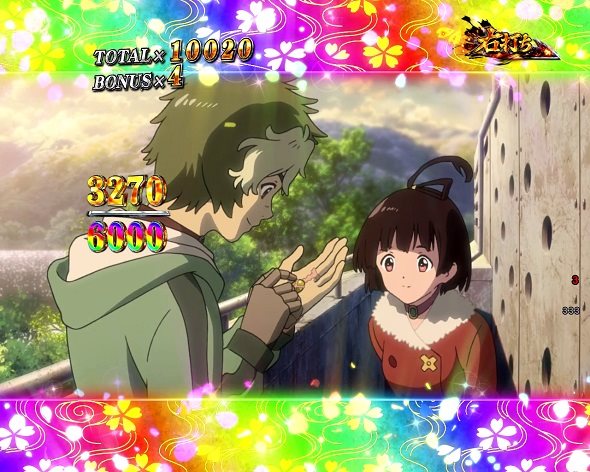 e 甲鉄城のカバネリ2 咲かせや燦然 大当り中の演出 右打ち中の大当り演出