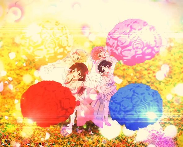 eフィーバー彼女、お借りします DREAM RUSH極/ヒロインRUSH中の演出 DREAM RUSH極中のリーチ演出