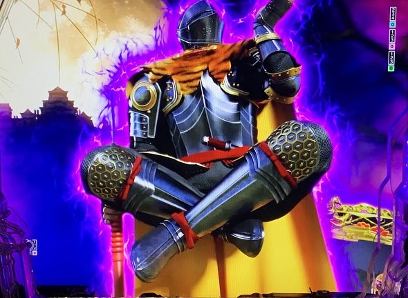 e花の慶次~黄金の一撃 予告演出 リーチ後予告