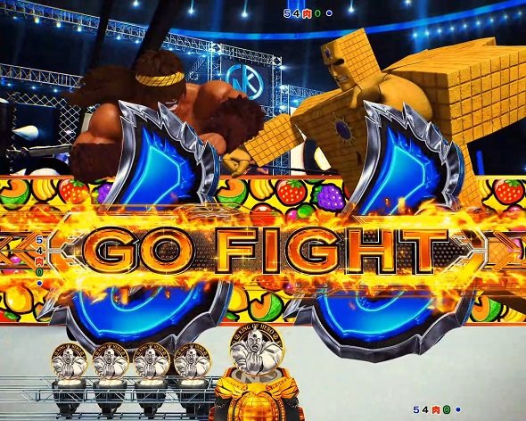 eフィーバーキン肉マン 予告演出 リーチ後予告