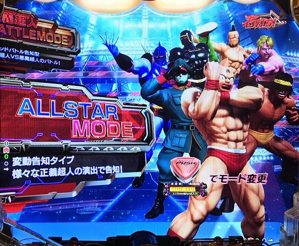 eフィーバーキン肉マン RUSH中の演出 モード概要