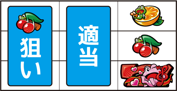 スマスロケロット5BT 打ち方 通常時の打ち方(逆押し/赤7狙い)