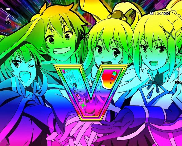 P【超甘LT】この素晴らしい世界に祝福を! 最終クエスト1/49 大当り中の演出 通常時の大当り演出