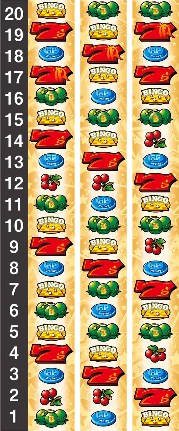 Ｌスーパービンゴネオ リール配列