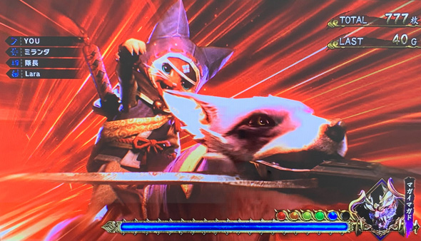 スマスロ モンスターハンターライズ 狩猟ボーナス(AT)関連 アイルーチャンス発生抽選