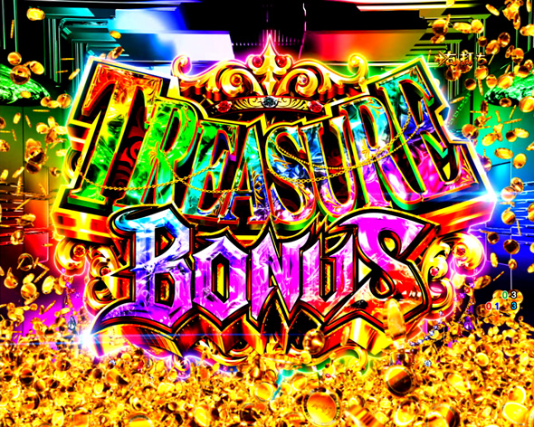 Pルパン三世 ONE COLLECTION 100ver. 大当り中の演出 右打ち中の大当り演出